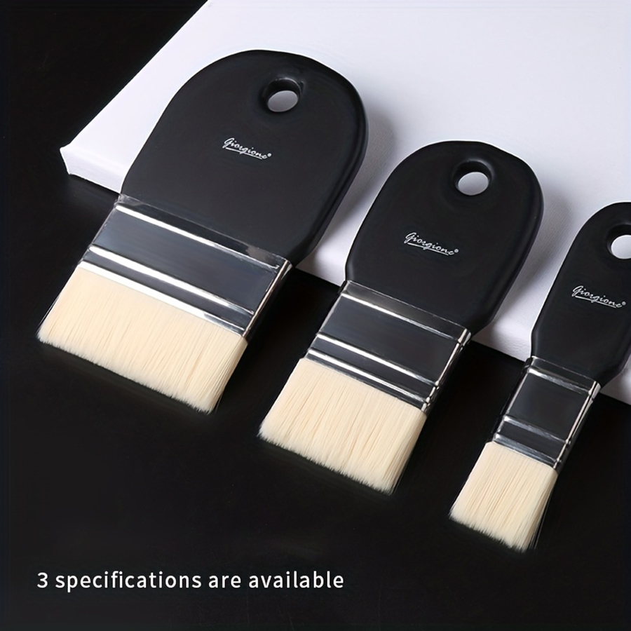 Ink Blotter Paper - 1pc Nylon Hair Brush Flat Headed