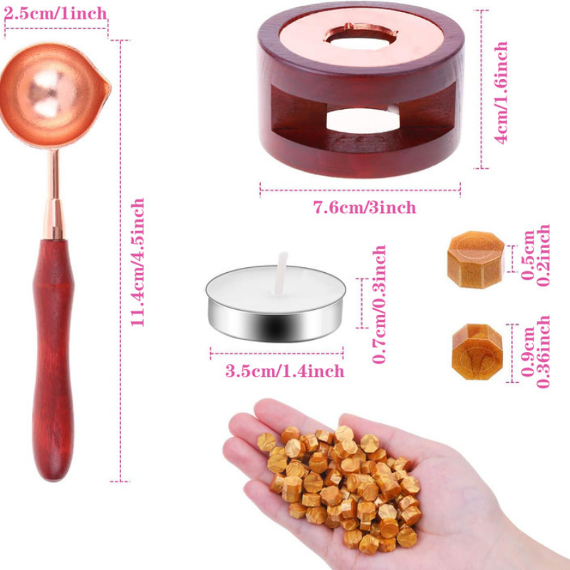 Wax Seal Set Includes 200 Gold - Wax Seal Stamp Set 리뷰 및 가격