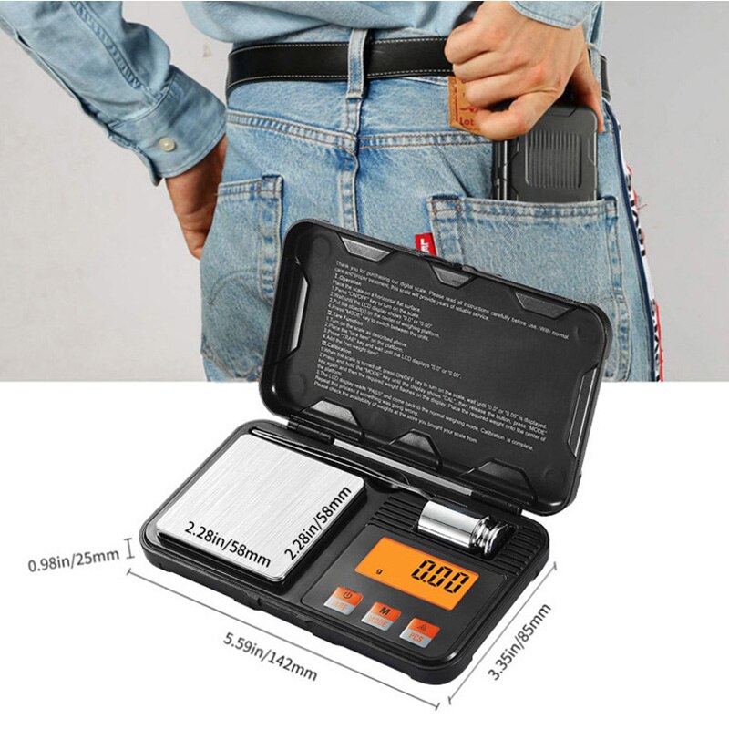 Digital Mini Scale 200g/0.01g  - Tape Dispenser Weighted 리뷰 및 가격