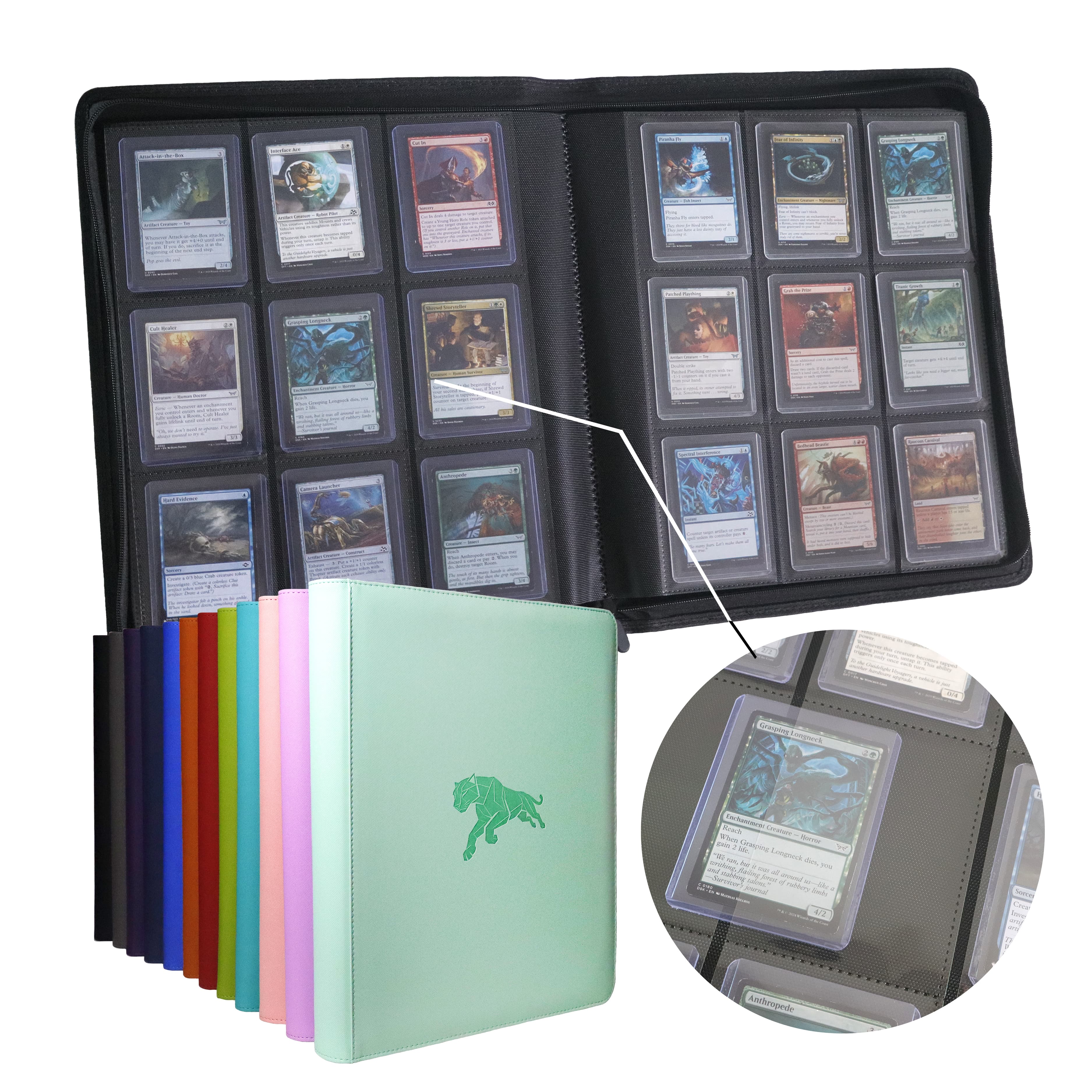 360 Pockets 9-Pocket PU Leathe - Card Index Box 리뷰 및 가격