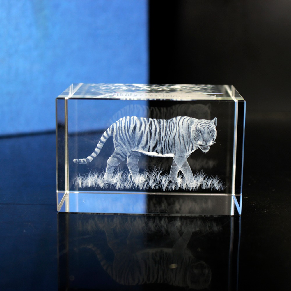 K9 Crystal Tiger Model Statue  - Paper Weight Crystal 리뷰 및 가격