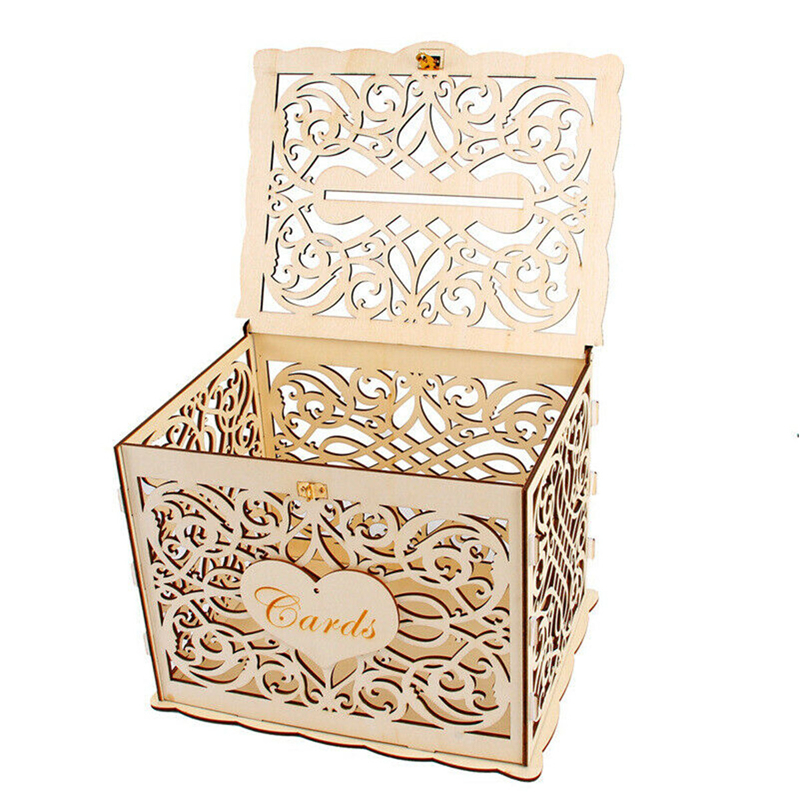 30X24X21cm DIY Wedding Gift Ca - Card Index Box 리뷰 및 가격