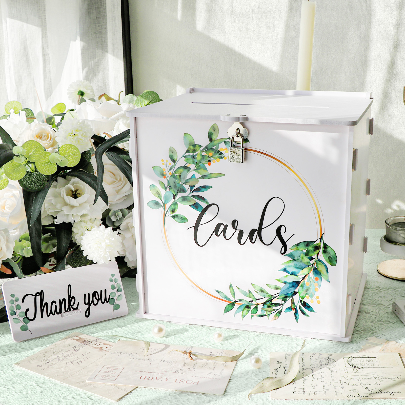 Wedding Card Box with Lock, PV - Card Index Box 리뷰 및 가격