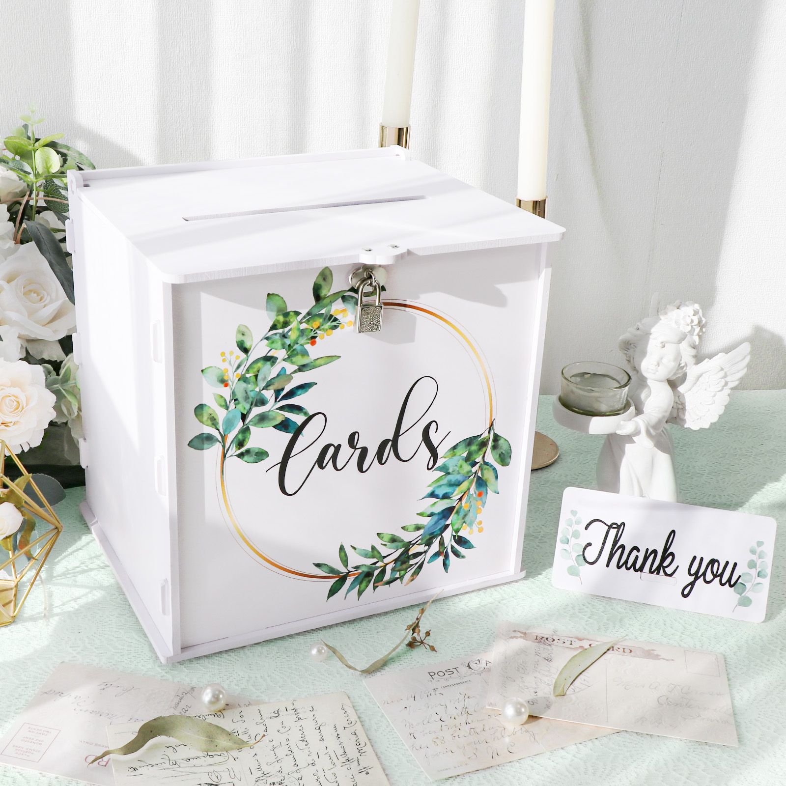 Wedding Card Box with Lock, PV - Card Index Box 리뷰 및 가격