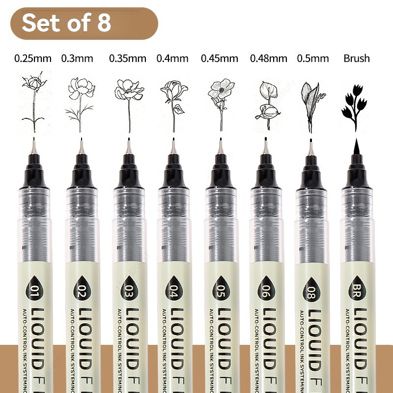12 Tibs Black Pen Fine Line Sk - Correction Pen Fine 리뷰 및 가격