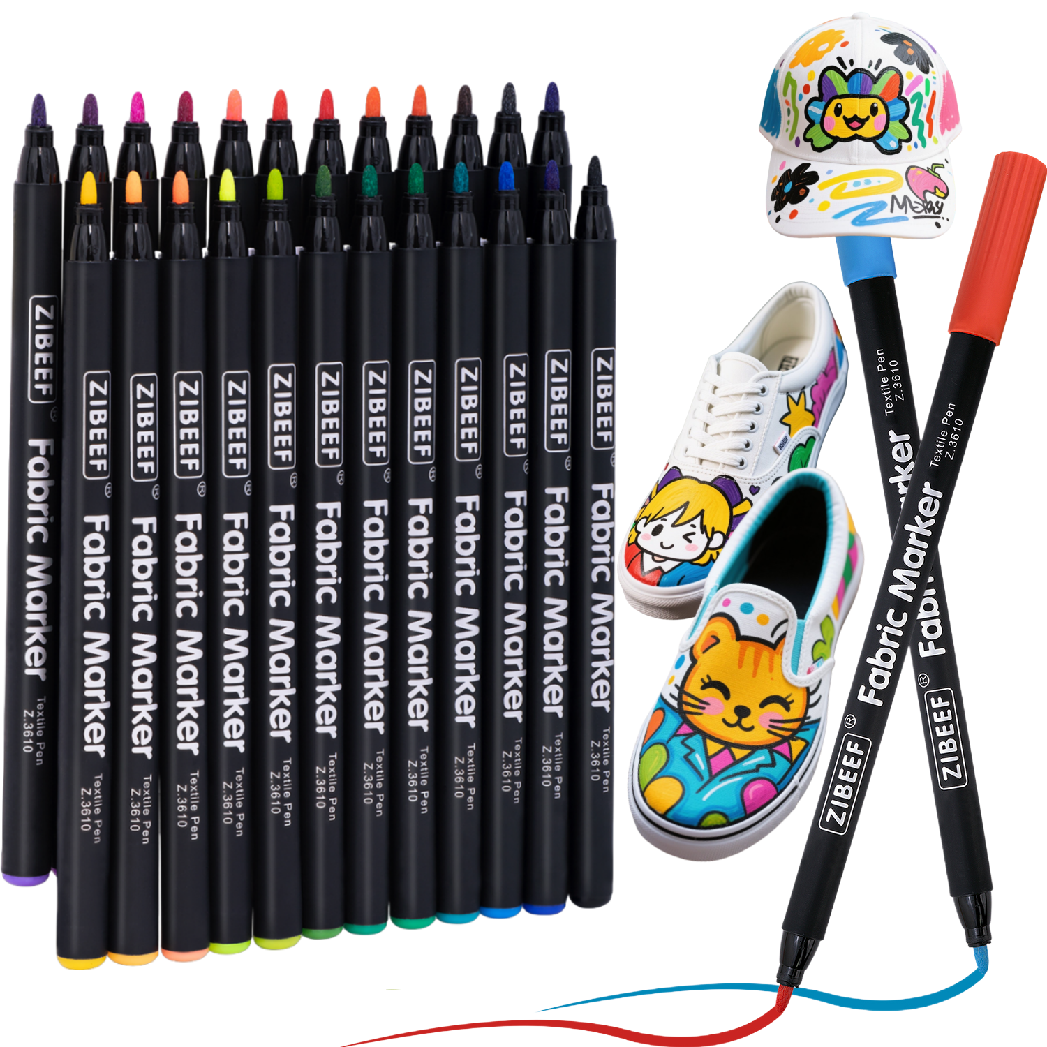 12/24 Color Fabric Markers-Fin - Correction Pen Fine 리뷰 및 가격