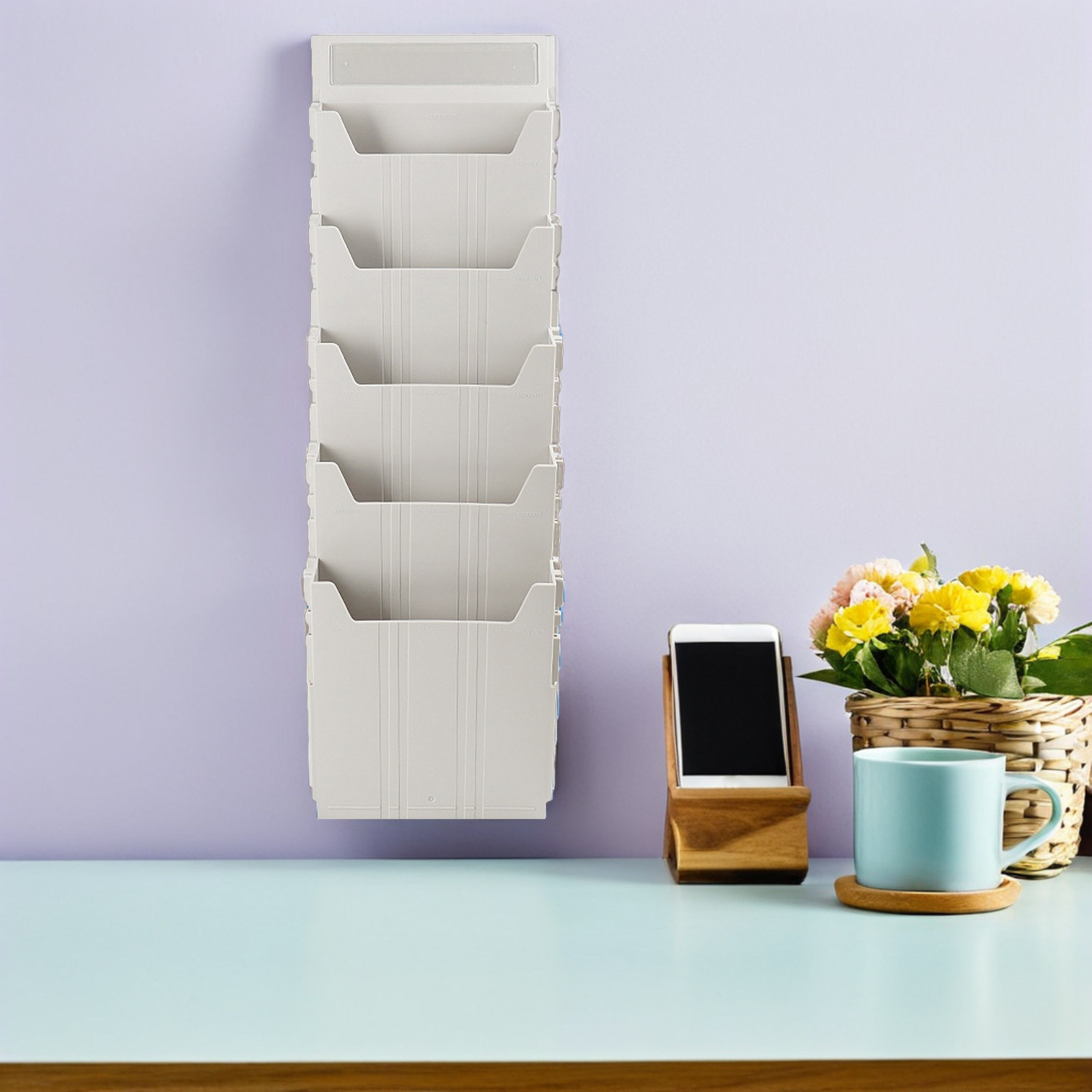 Wall Mounted File Organizer Ad - Magazine Holder Rack 리뷰 및 가격