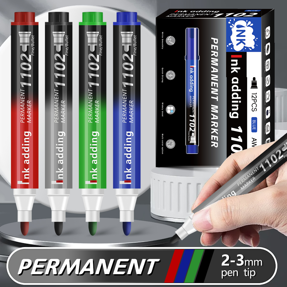 4/6/12 pcs/Set Permanent Marke - Correction Pen Fine 리뷰 및 가격