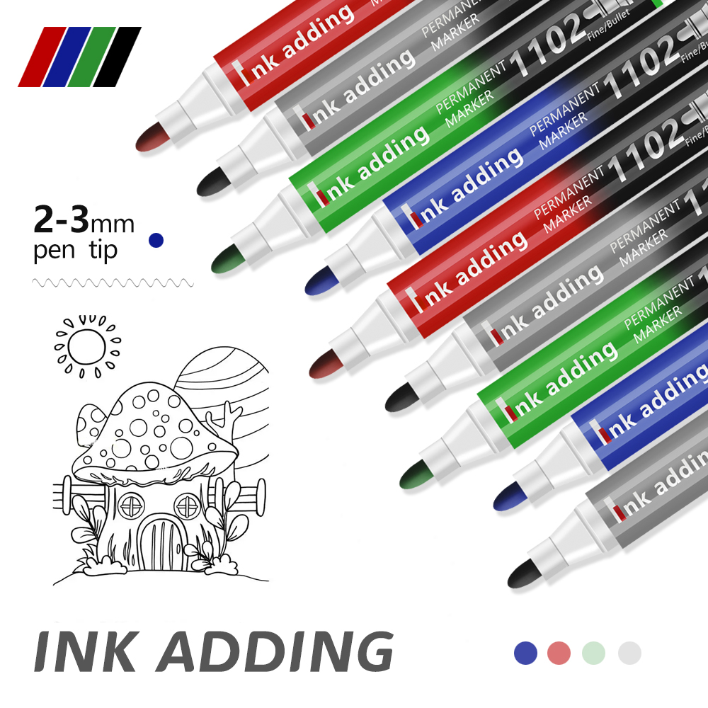 4/6/12 pcs/Set Permanent Marke - Correction Pen Fine 리뷰 및 가격