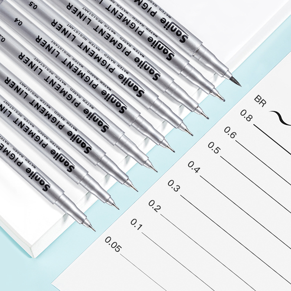 9-Piece Fine Line Waterproof I - Correction Pen Fine 리뷰 및 가격