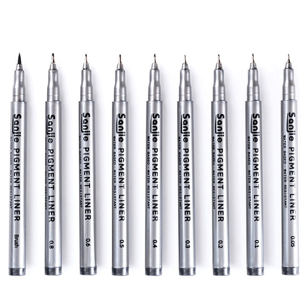 9-Piece Fine Line Waterproof I - Correction Pen Fine 리뷰 및 가격