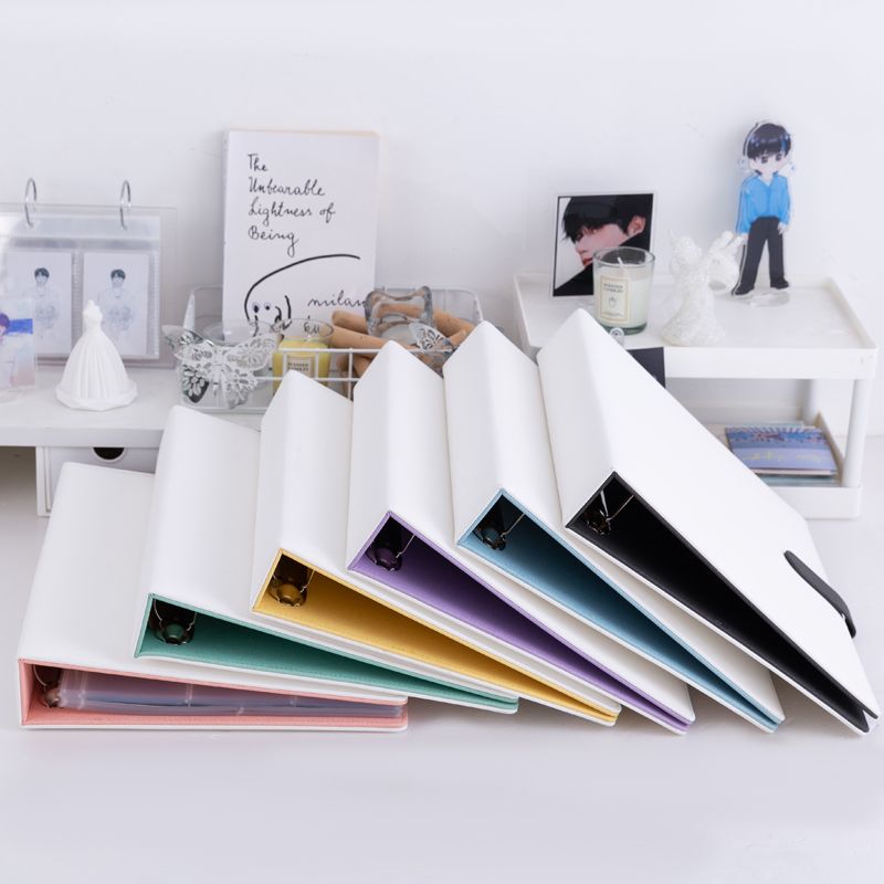 Color Blocking Binder A4 Loose - Binder A4 Lever 리뷰 및 가격