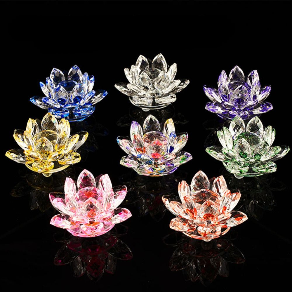 60-140mm Crystal Lotus Flower  - Paper Weight Crystal 리뷰 및 가격