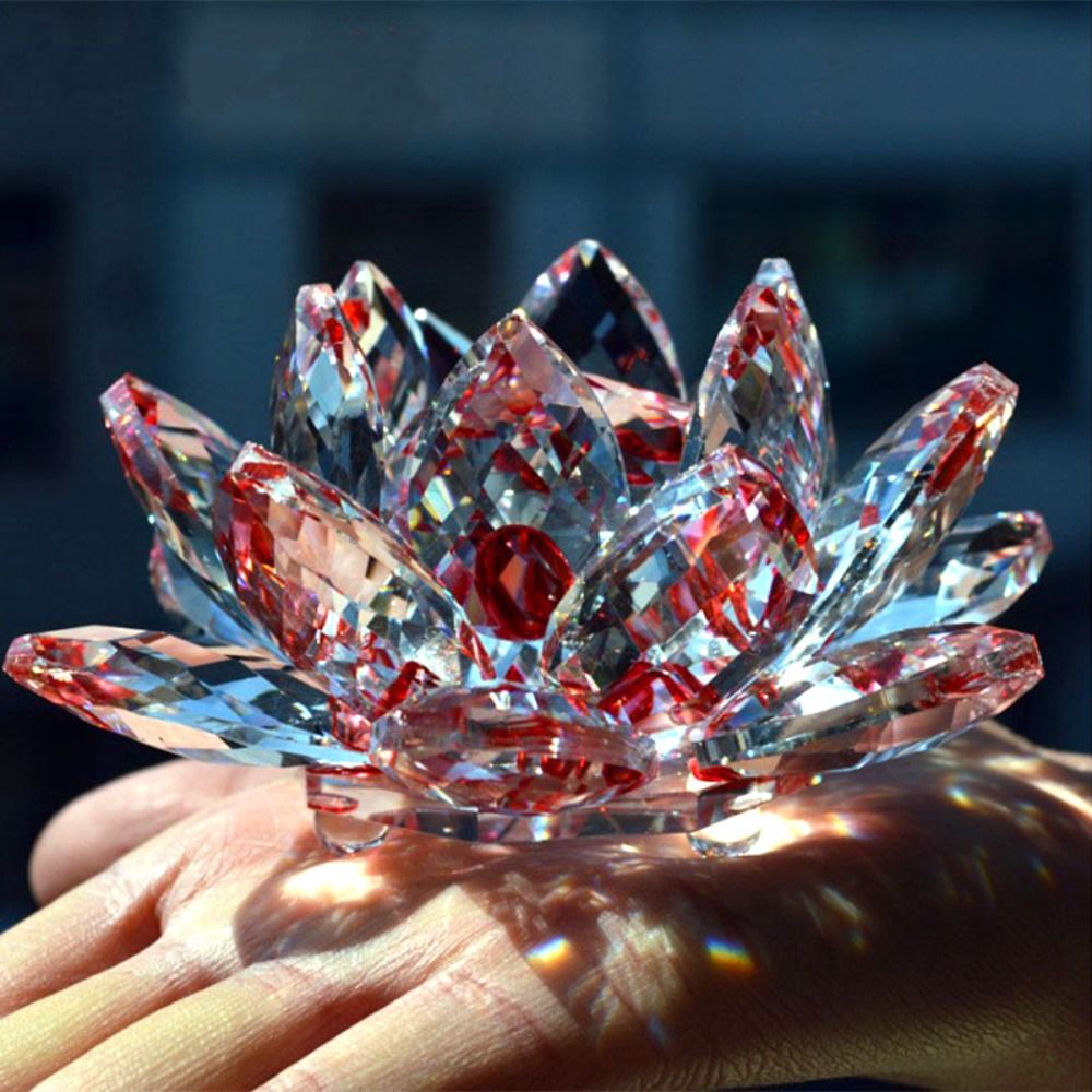 60-140mm Crystal Lotus Flower  - Paper Weight Crystal 리뷰 및 가격