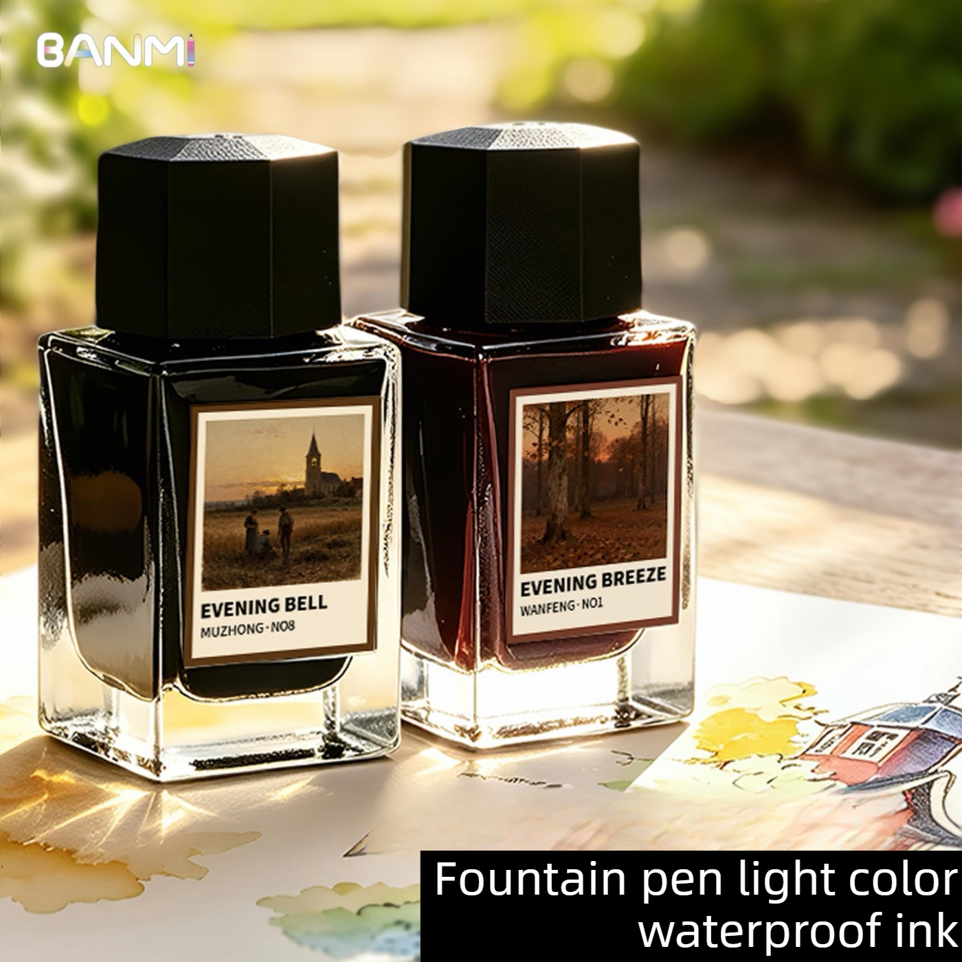 BANMI 10 Color Fountain Pens I - Fountain Pen Bottled Ink 리뷰 및 가격