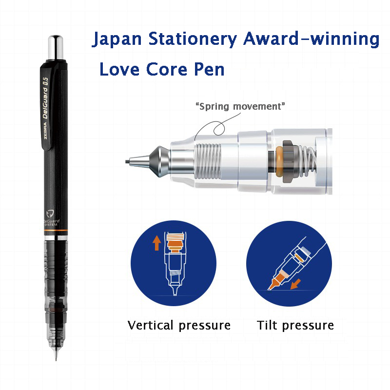 ZEBRA DelGuard Mechanical Penc - Mechanical Pencil 0.3 리뷰 및 가격