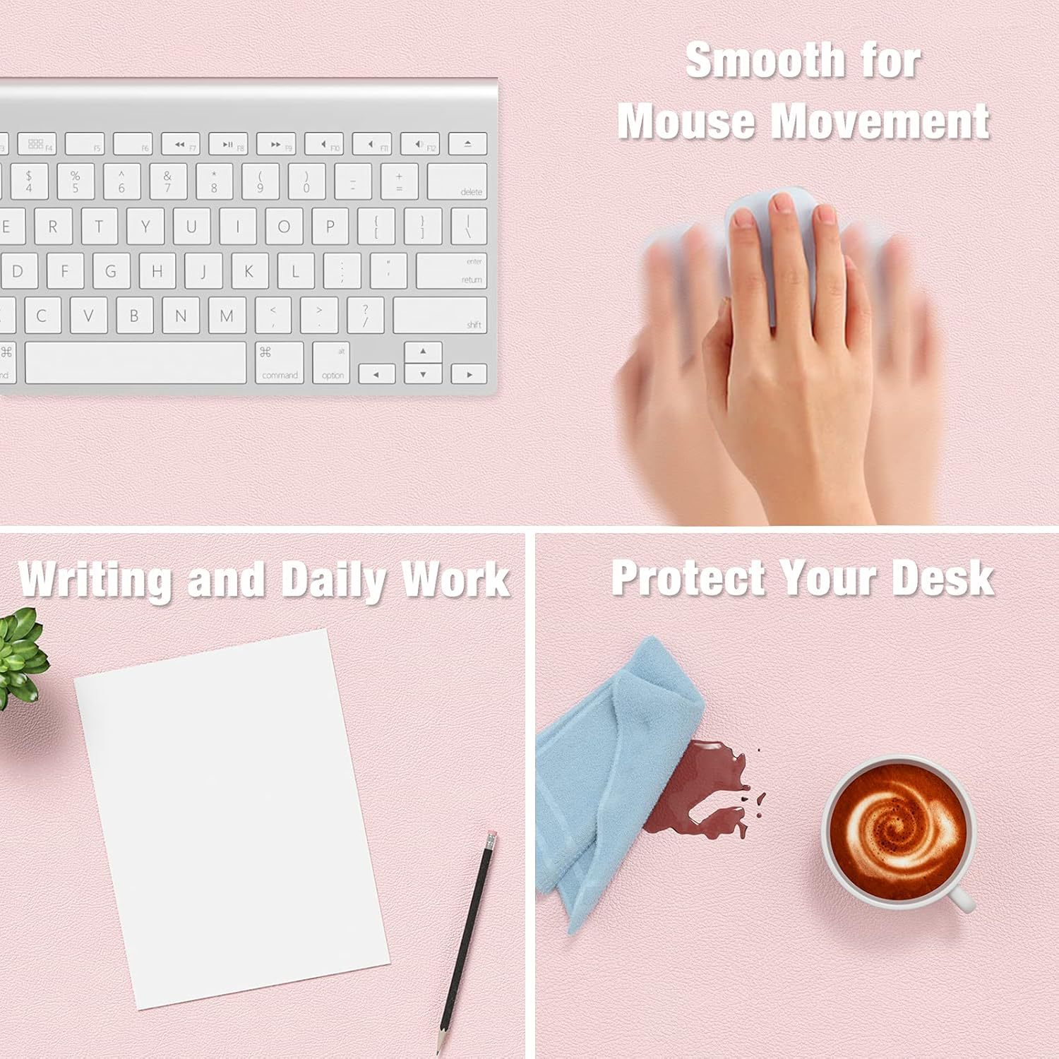 1 Pcs Large Size 60*30mm Offic - Leather Desk Pad 리뷰 및 가격
