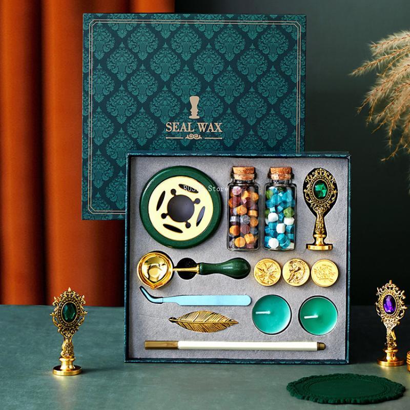 Wax Seal Stamp Set Lacquered S - Wax Seal Stamp Set 리뷰 및 가격