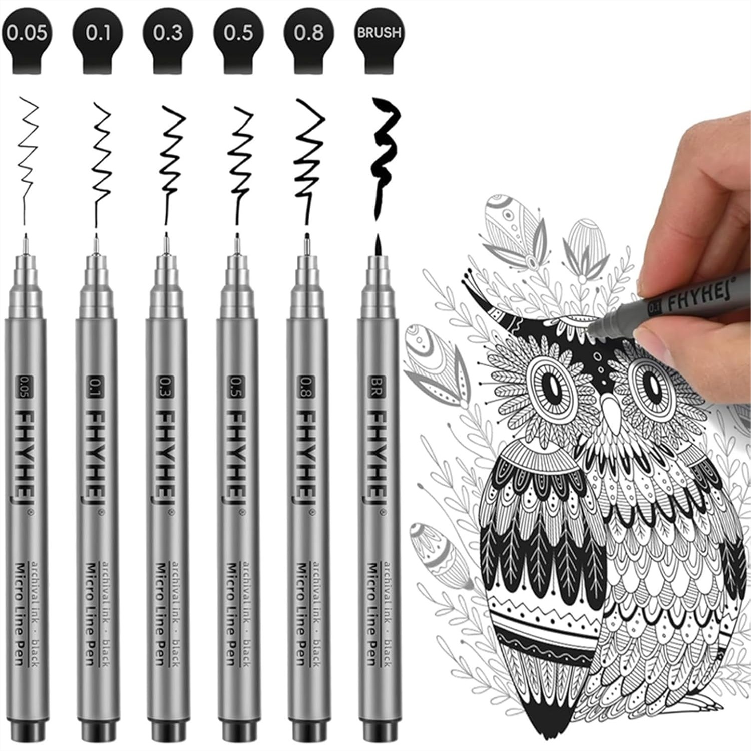 Micro Fineliner Drawing Art Pe - Archive Box Set 리뷰 및 가격