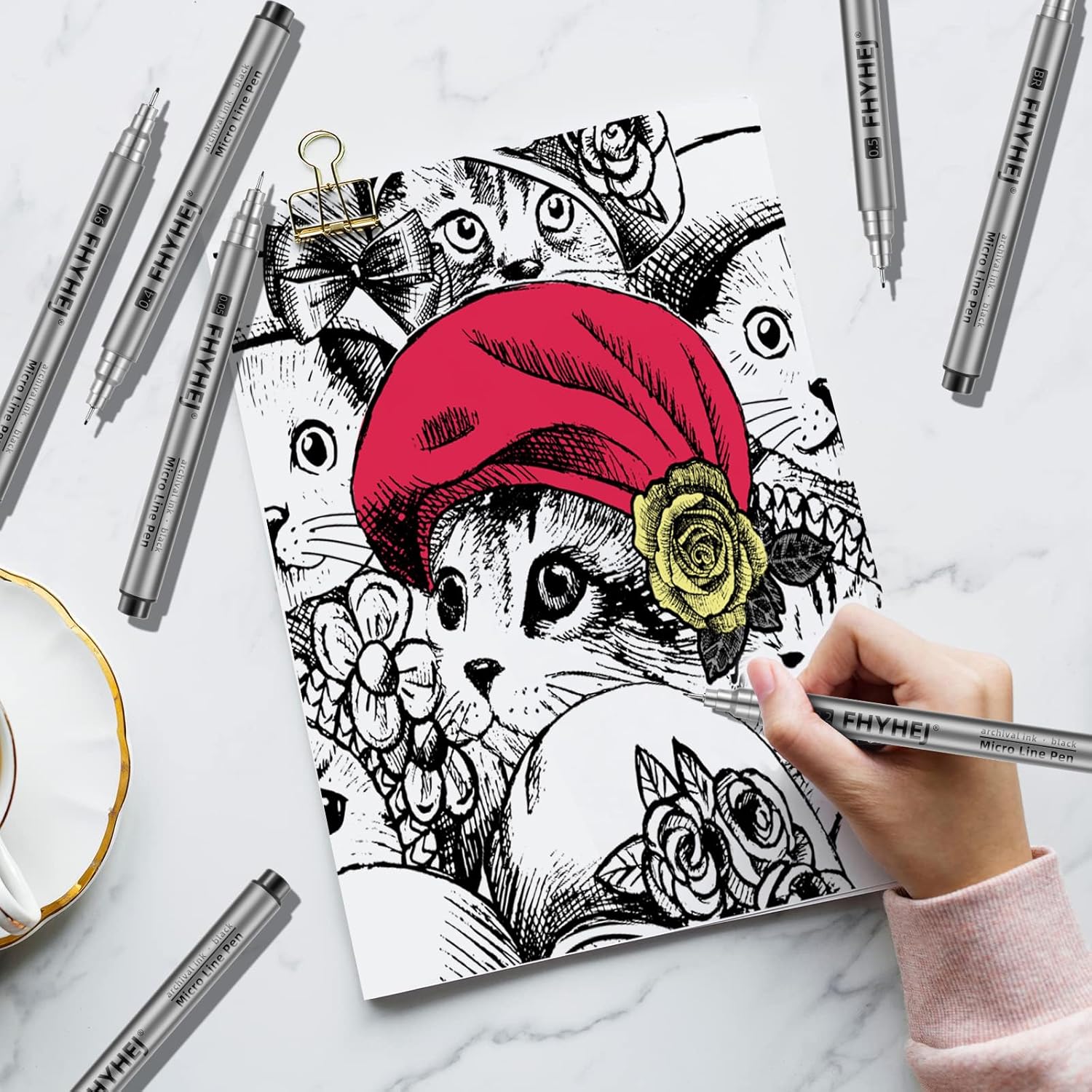Micro Fineliner Drawing Art Pe - Archive Box Set 리뷰 및 가격