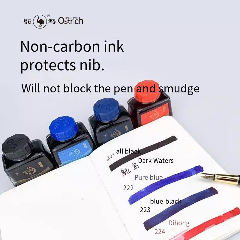 Ostrich 2-Series Fountain Pen  - Fountain Pen Bottled Ink 리뷰 및 가격