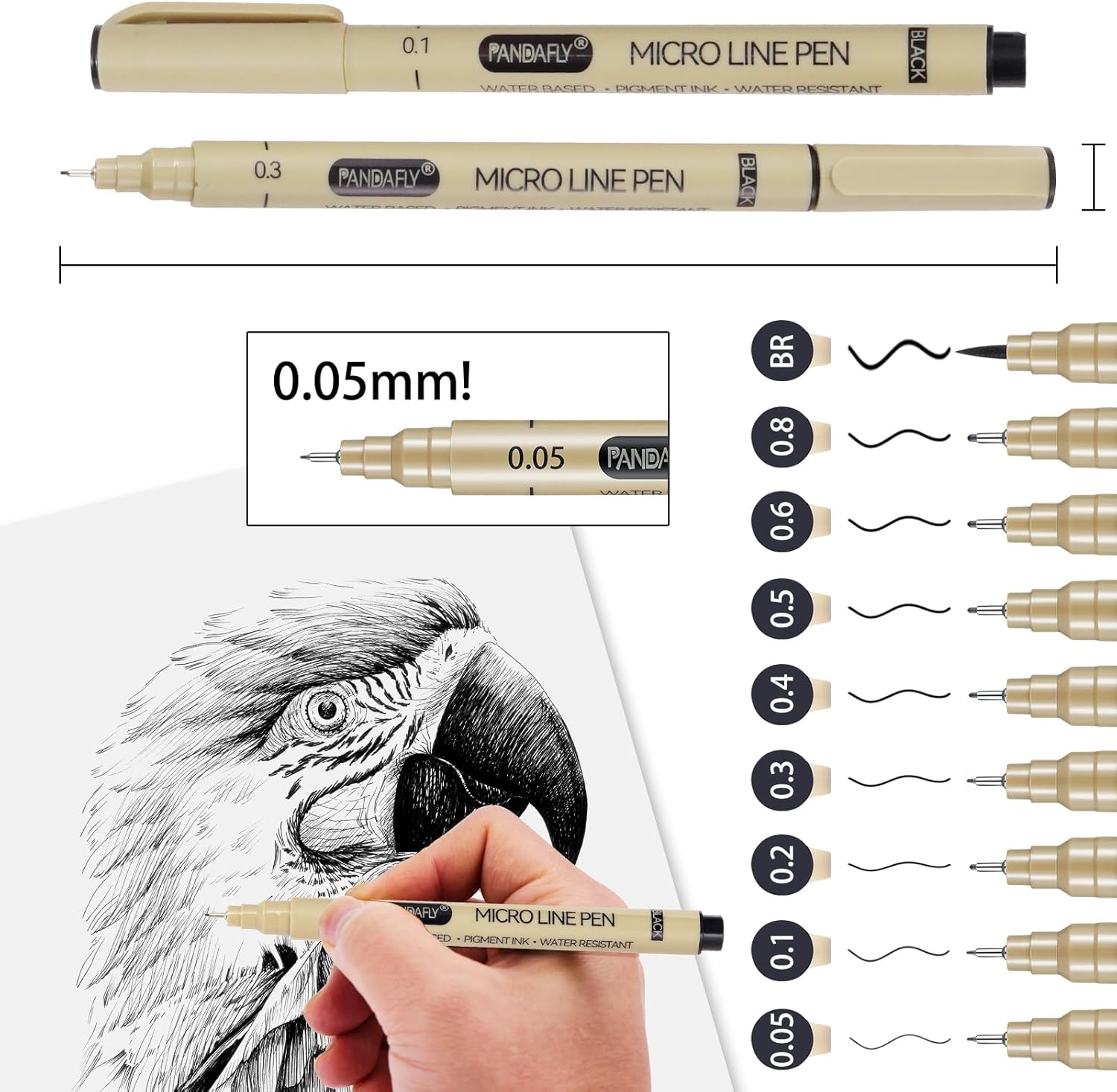 Black Micro-Pen Fineliner Ink  - Archive Box Set 리뷰 및 가격