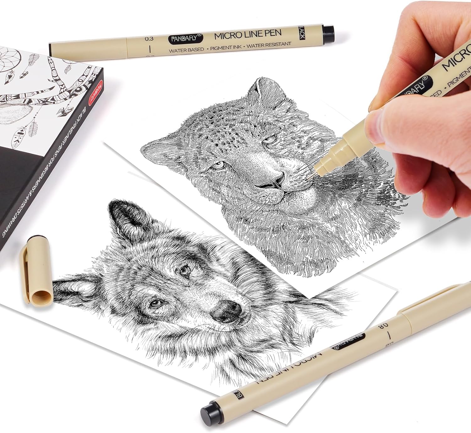Black Micro-Pen Fineliner Ink  - Archive Box Set 리뷰 및 가격