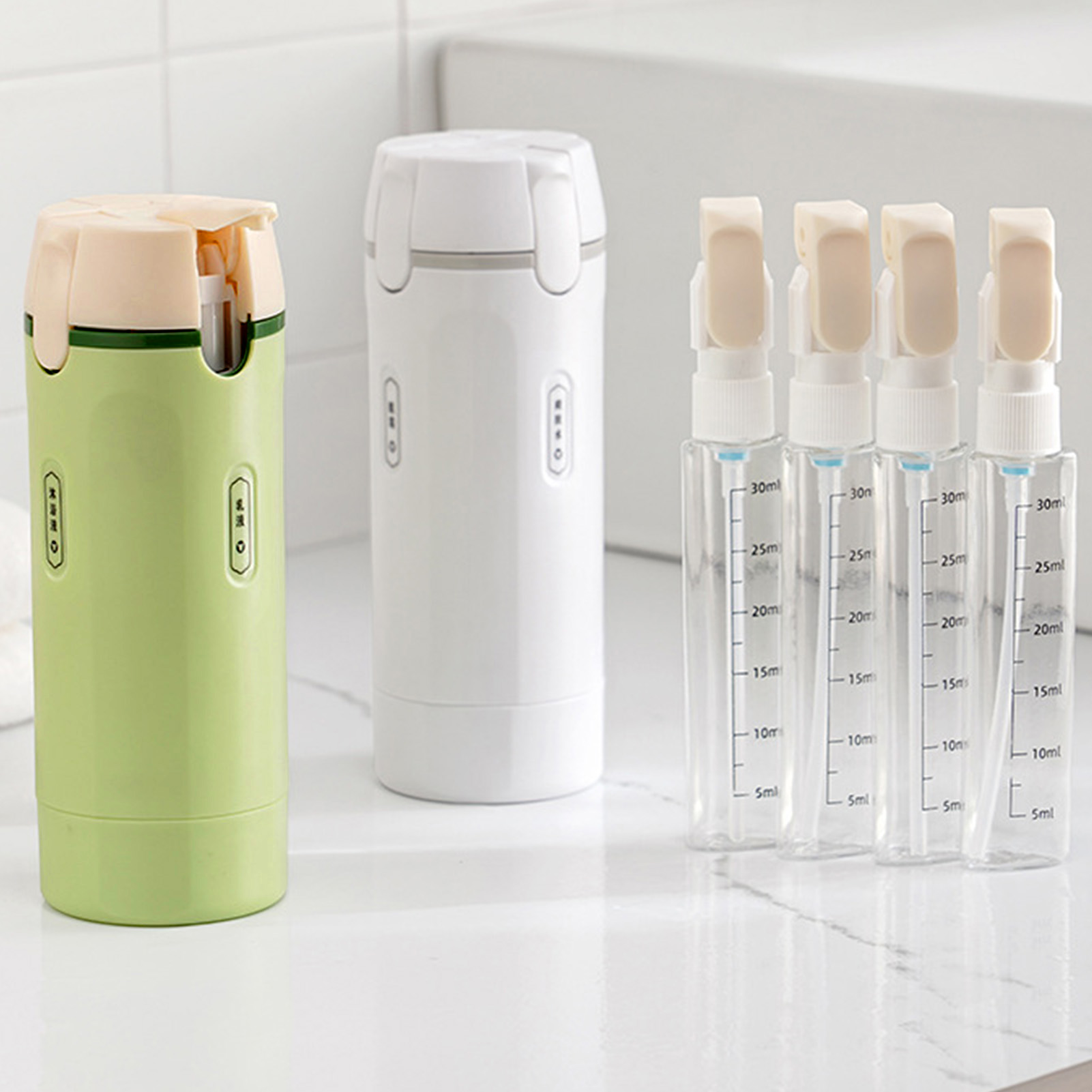 4-in-1 Travel Liquid Dispenser - Gel Refill Pack 리뷰 및 가격