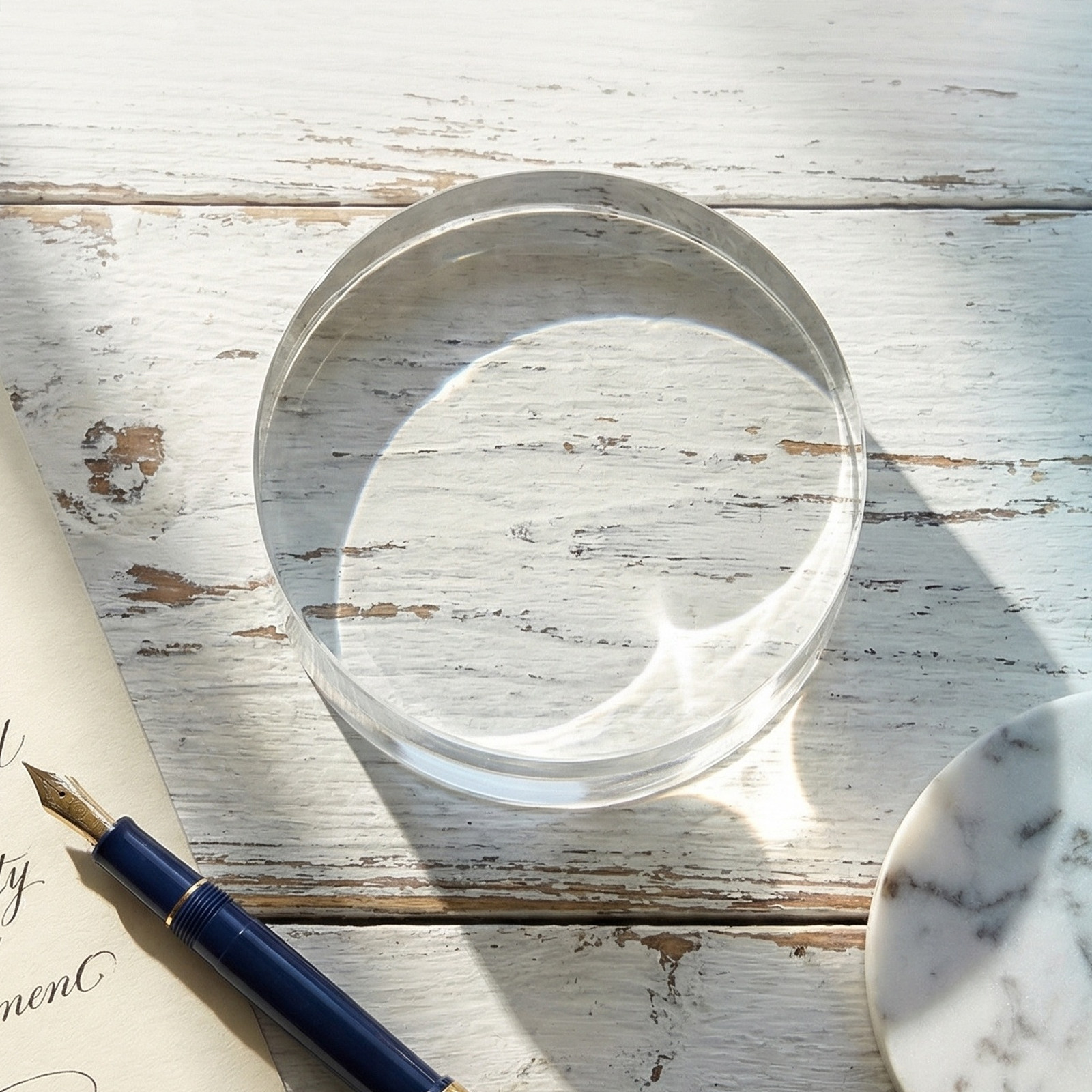 3.15 Inch Round Clear Crystal  - Paper Weight Crystal 리뷰 및 가격