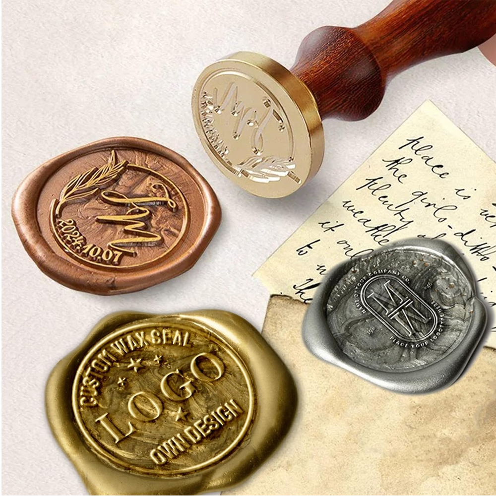 Custom Your Logo 25/30/40/50mm - Wax Seal Stamp Set 리뷰 및 가격