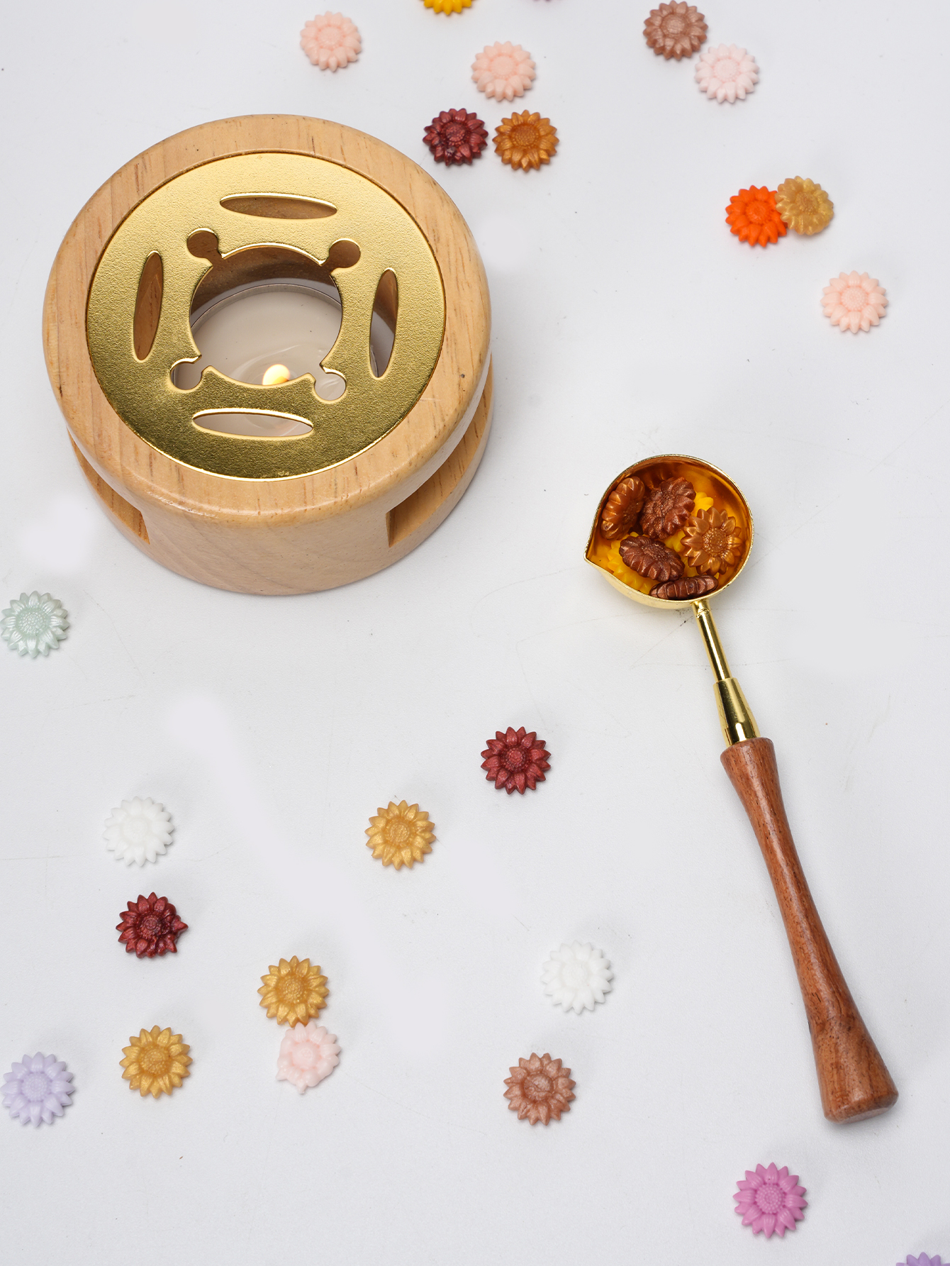 1set Wax Seal Set Wood Wax Mel - Wax Seal Stamp Set 리뷰 및 가격