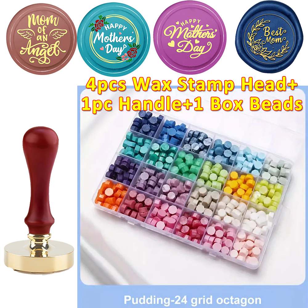 Mother's Day Wax Seal Stamp Se - Wax Seal Stamp Set 리뷰 및 가격