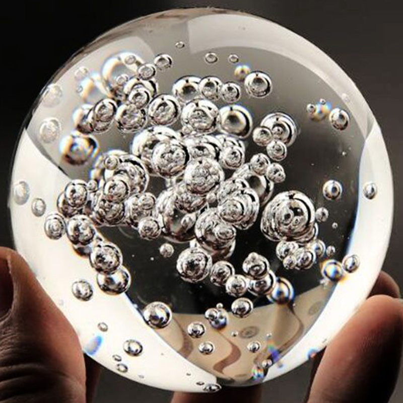 40/60/80MM Clear Bubble Crysta - Paper Weight Crystal 리뷰 및 가격