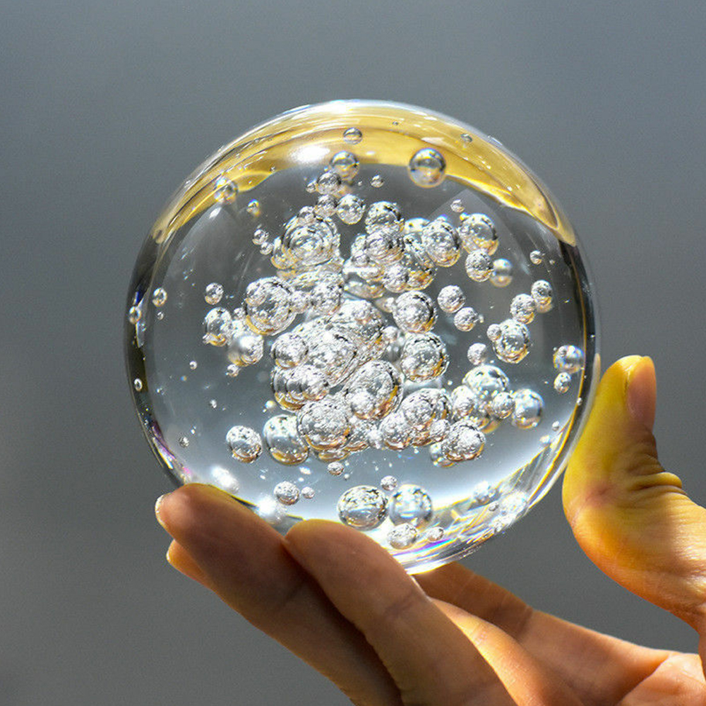 40/60/80MM Clear Bubble Crysta - Paper Weight Crystal 리뷰 및 가격