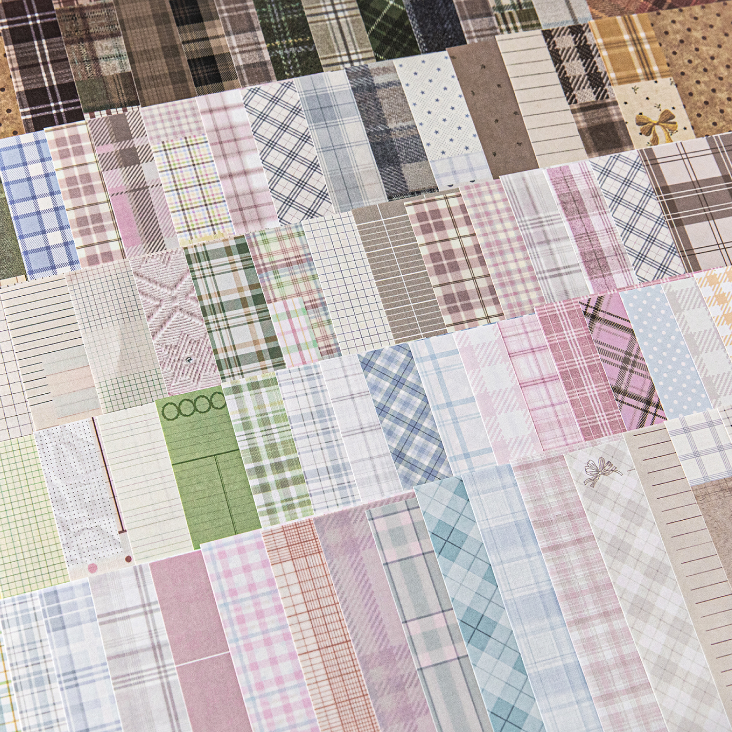50pcs creative plaid Decor Scr - Ink Blotter Paper 리뷰 및 가격