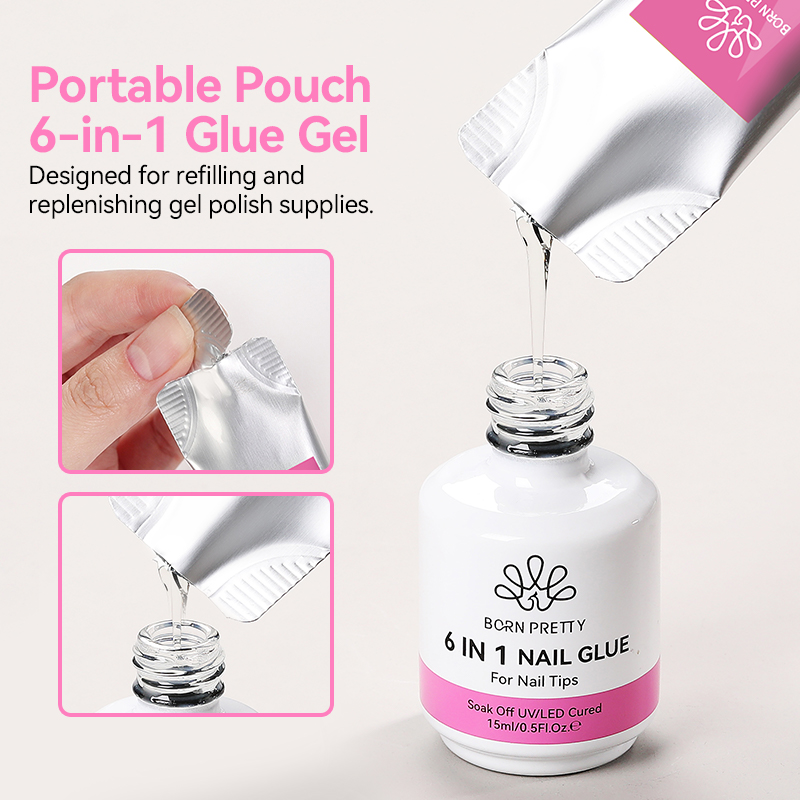 BORN PRETTY 15g 6 IN 1 Extensi - Gel Refill Pack 리뷰 및 가격
