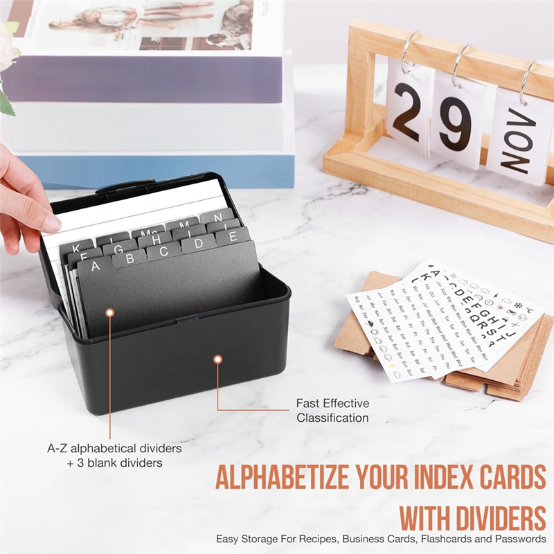 3Inchx5inch Index Card Holder  - Card Index Box 리뷰 및 가격