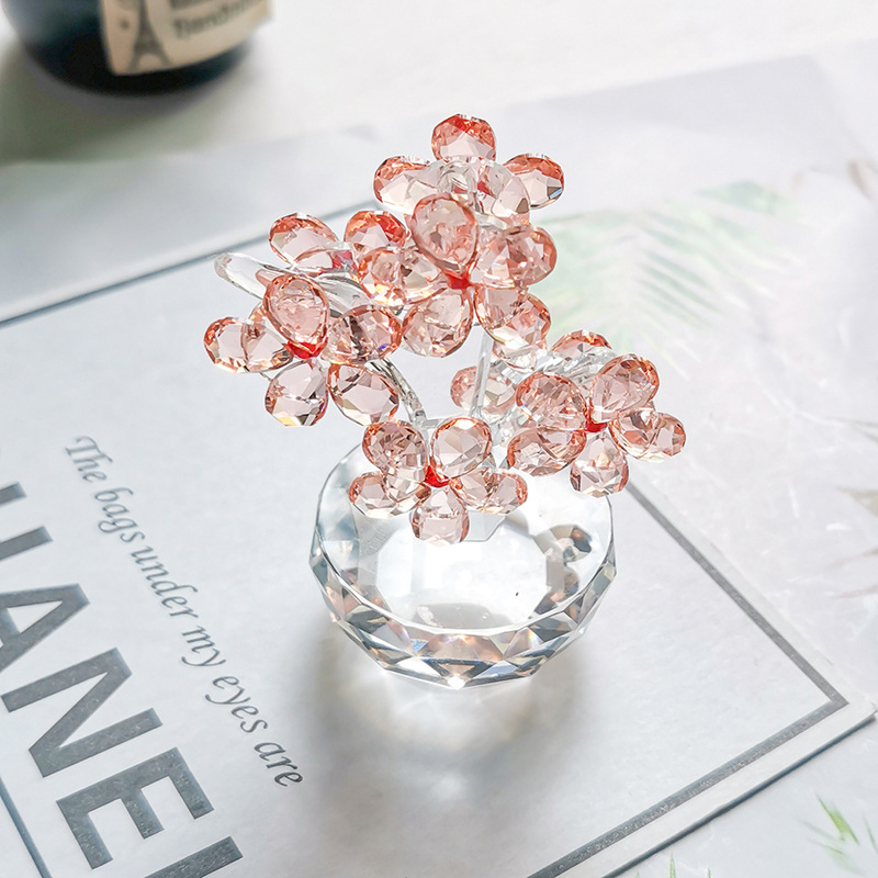 K9 Crystal Plum Flower Figurin - Paper Weight Crystal 리뷰 및 가격