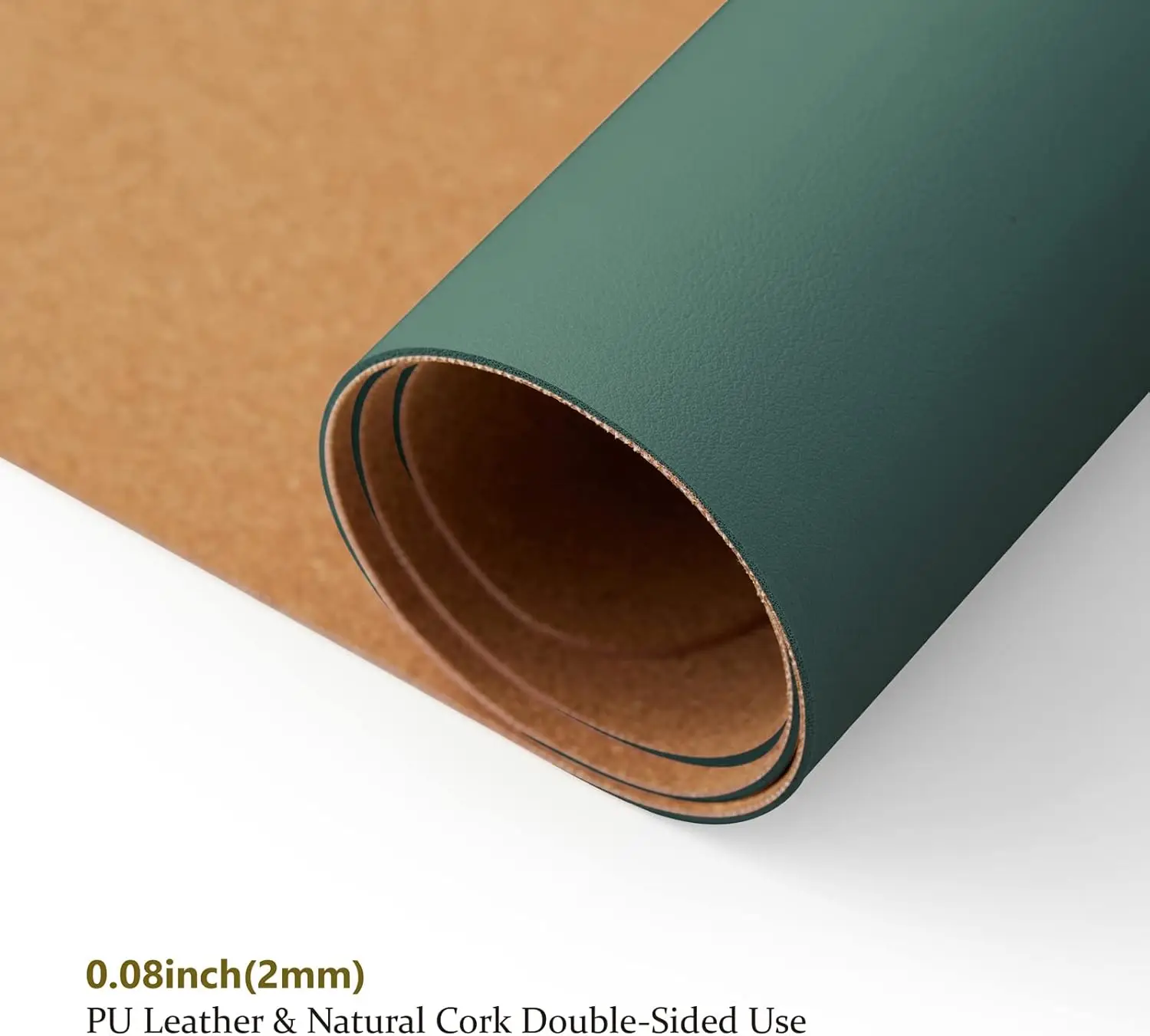Cork Desk Mat Dual-Sided Desk  - Leather Desk Pad 리뷰 및 가격