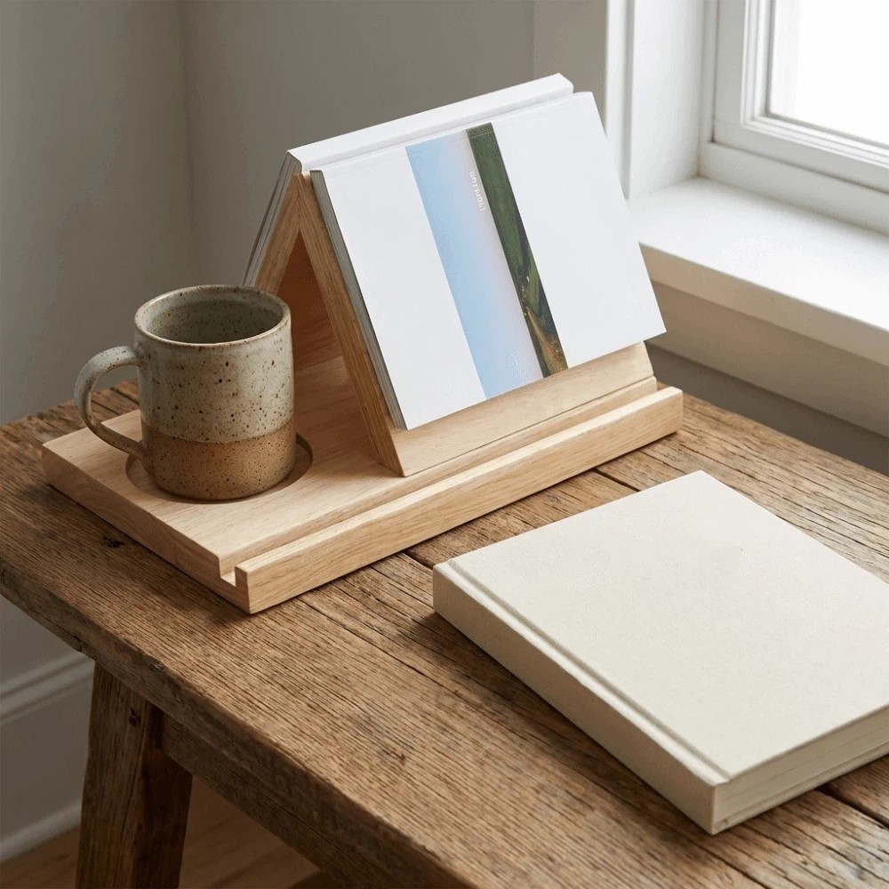 Minimalist 2 in 1 Triangle Woo - Magazine Holder Rack 리뷰 및 가격