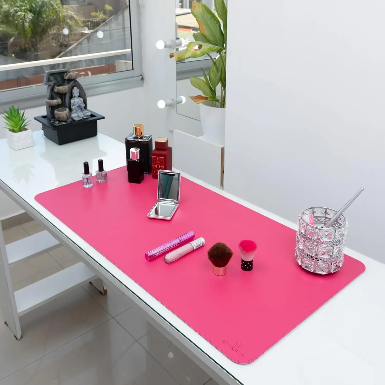 Desk Mat with Non-Slip Suede B - Leather Desk Pad 리뷰 및 가격