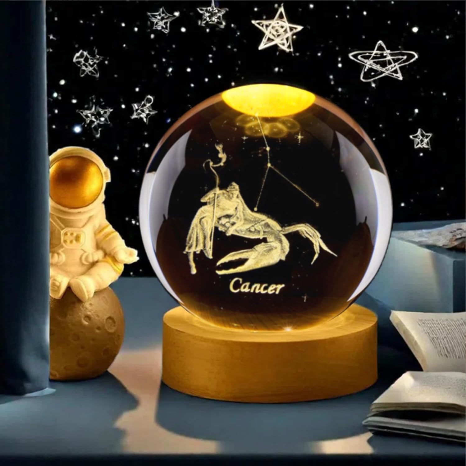 3D Cancer Constellation Crysta - Paper Weight Crystal 리뷰 및 가격