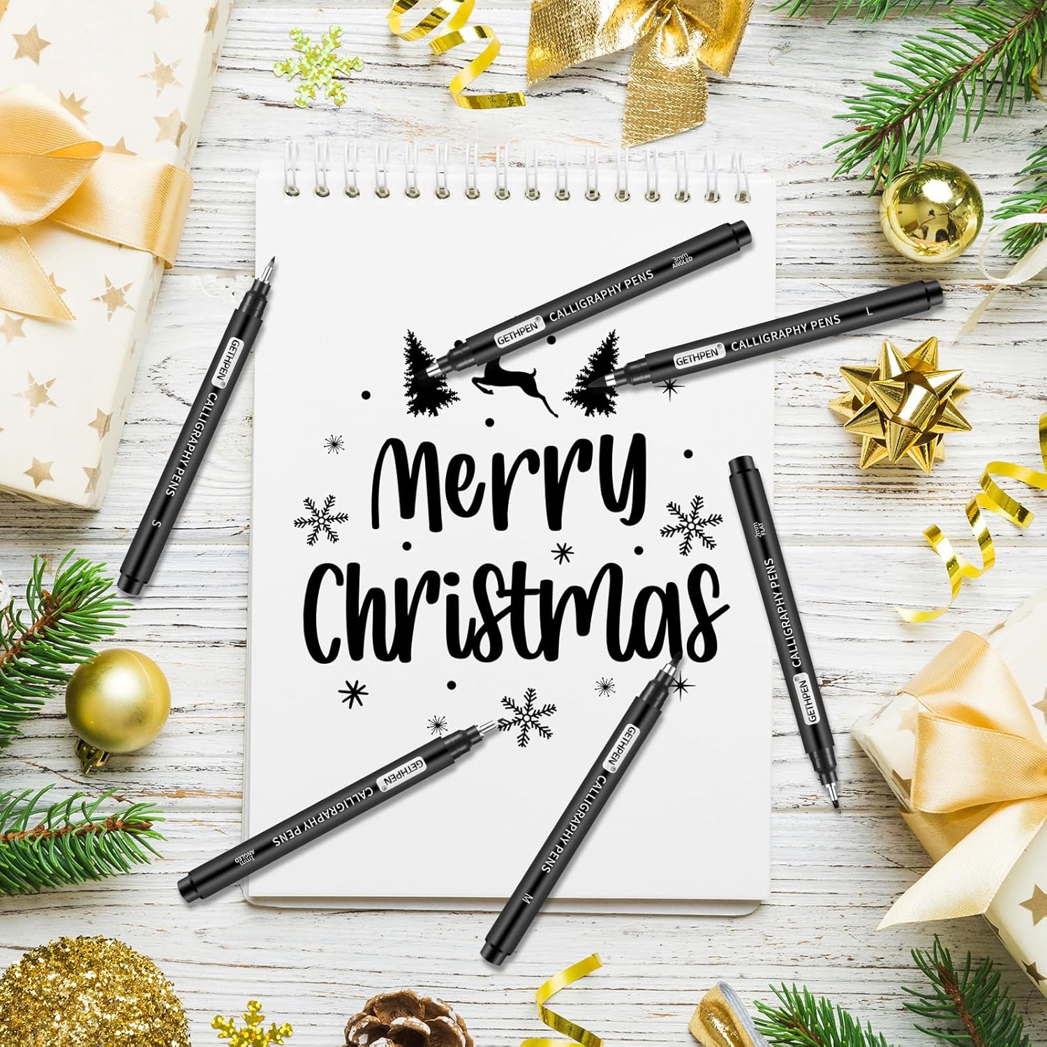 10 Size Calligraphy Pens Set f - Archive Box Set 리뷰 및 가격