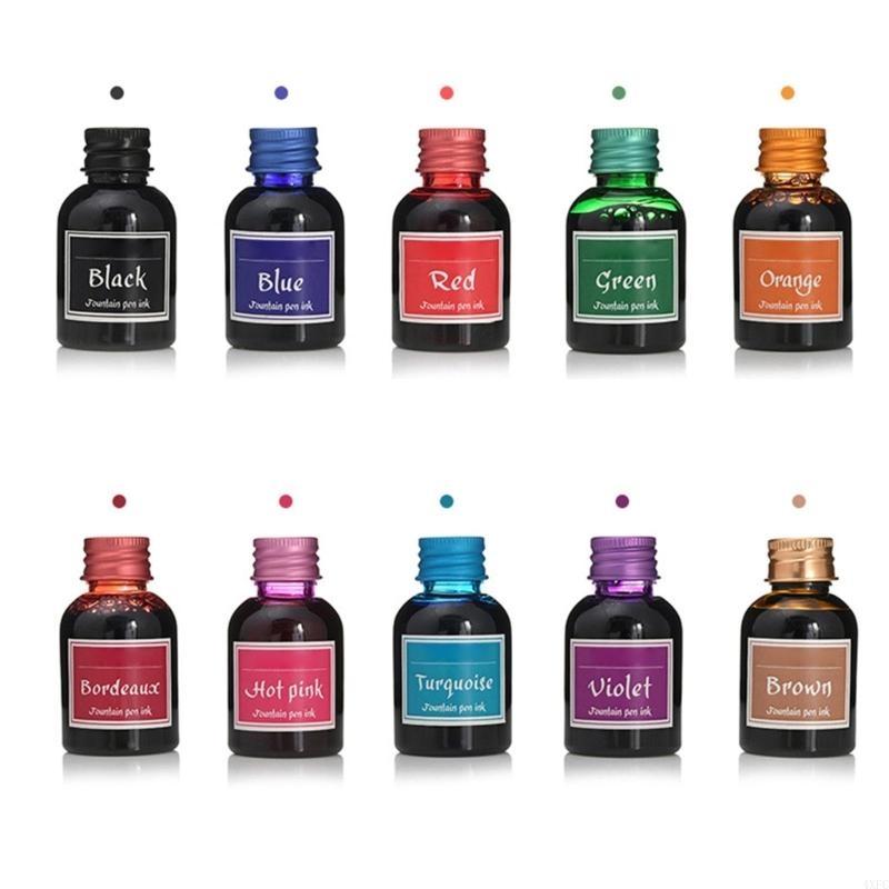 10 Colors 1 Bottle Pure Colorf - Fountain Pen Bottled Ink 리뷰 및 가격
