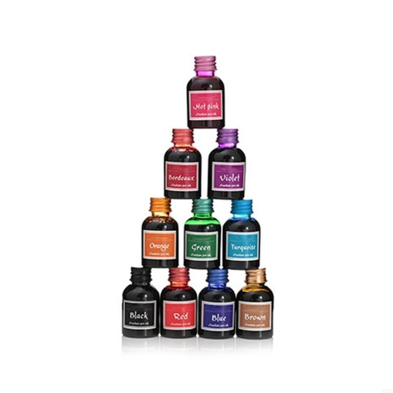 10 Colors 1 Bottle Pure Colorf - Fountain Pen Bottled Ink 리뷰 및 가격