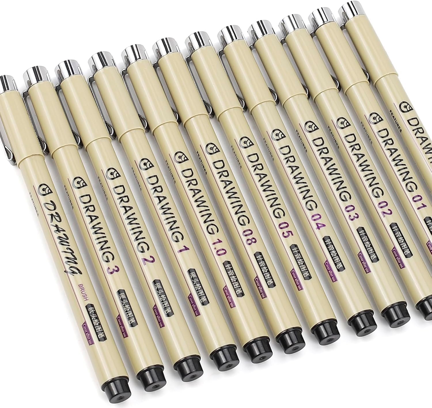12 Black Micro Fineliner Drawi - Archive Box Set 리뷰 및 가격