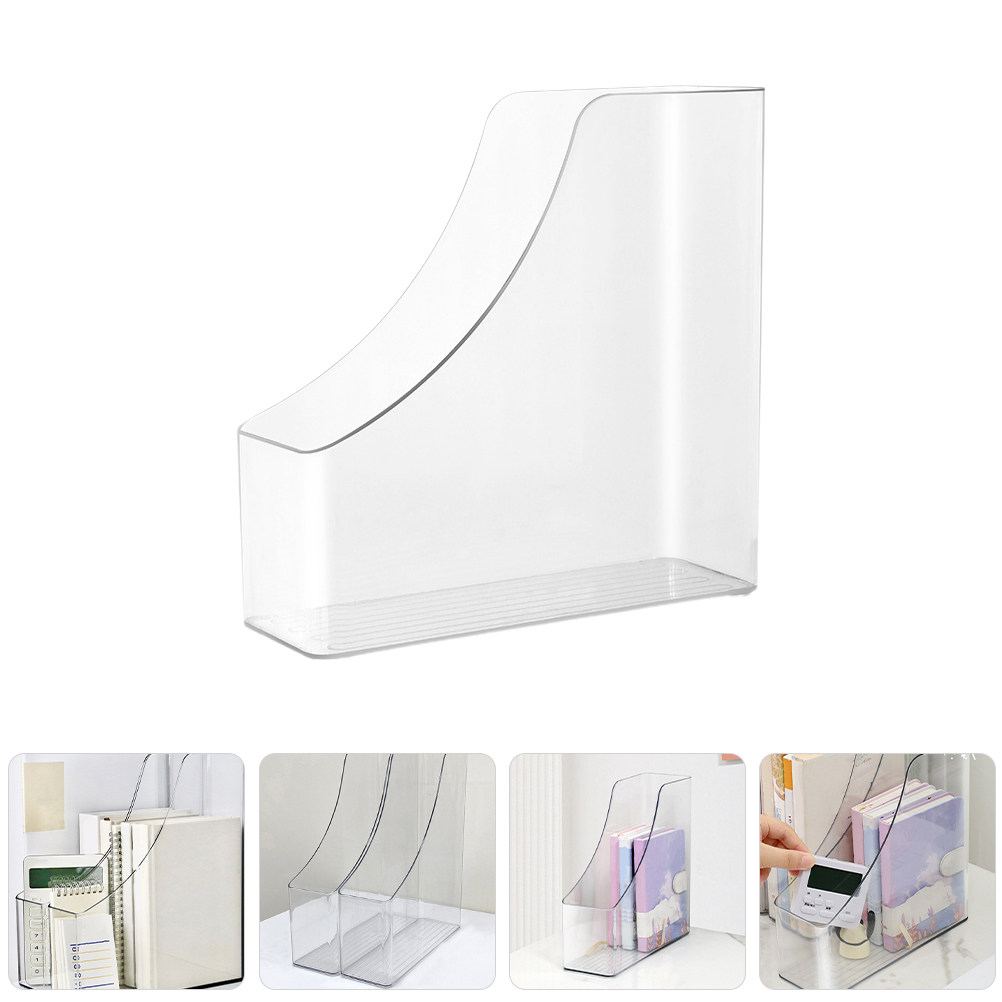 2Pcs Clear File Organizer Desk - Magazine Holder Rack 리뷰 및 가격
