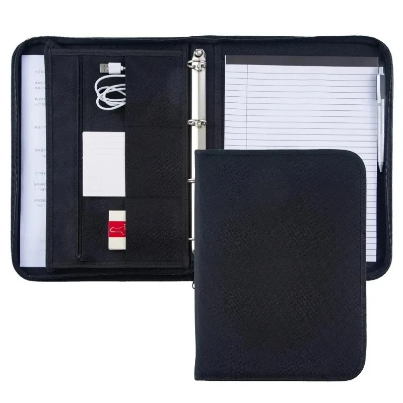 Large Black Business Portfolio - Binder A4 Lever 리뷰 및 가격