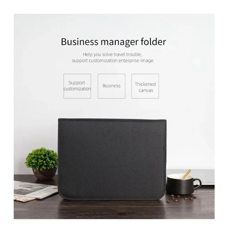 Large Black Business Portfolio - Binder A4 Lever 리뷰 및 가격