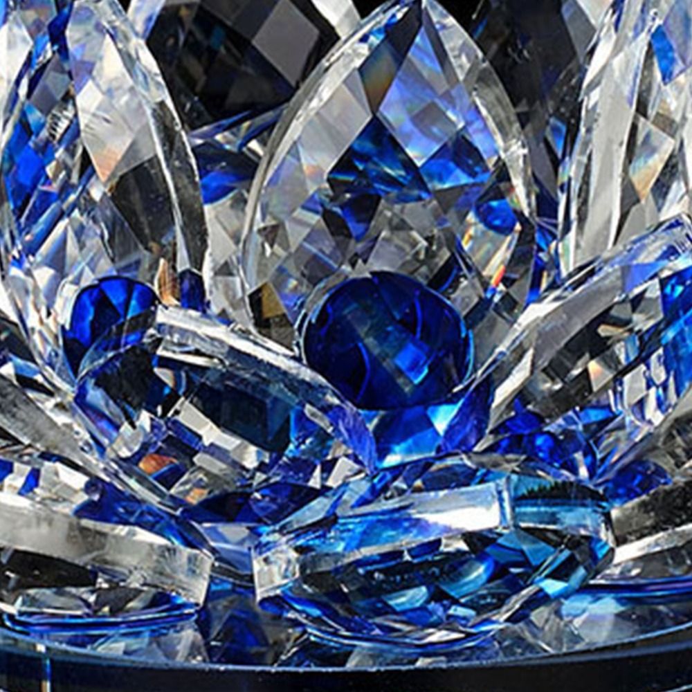Crystal Lotus Flower Figurine  - Paper Weight Crystal 리뷰 및 가격